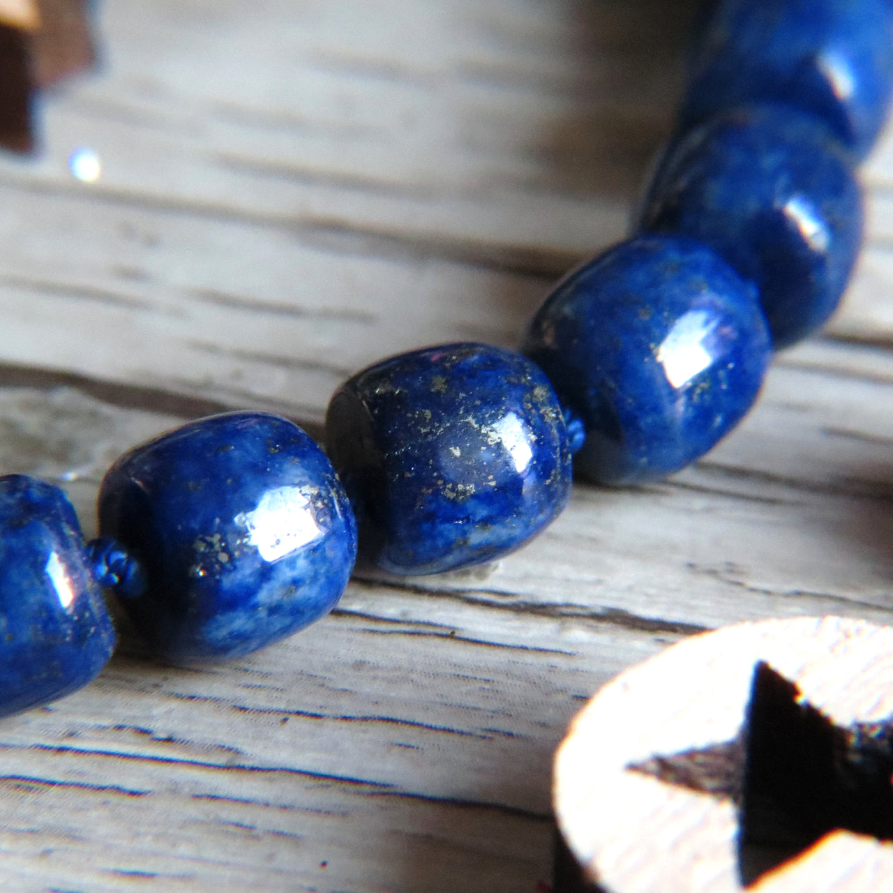 Collier "PALERME" en Lapis Lazuli naturel